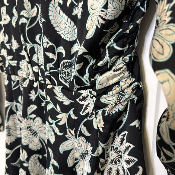 Zara Dress Navy with White Floral Design small - Picture 7 of 7